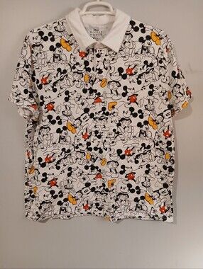 Disney Mickey Mouse Men's Pullover Polo Shirt.  Size 2X
